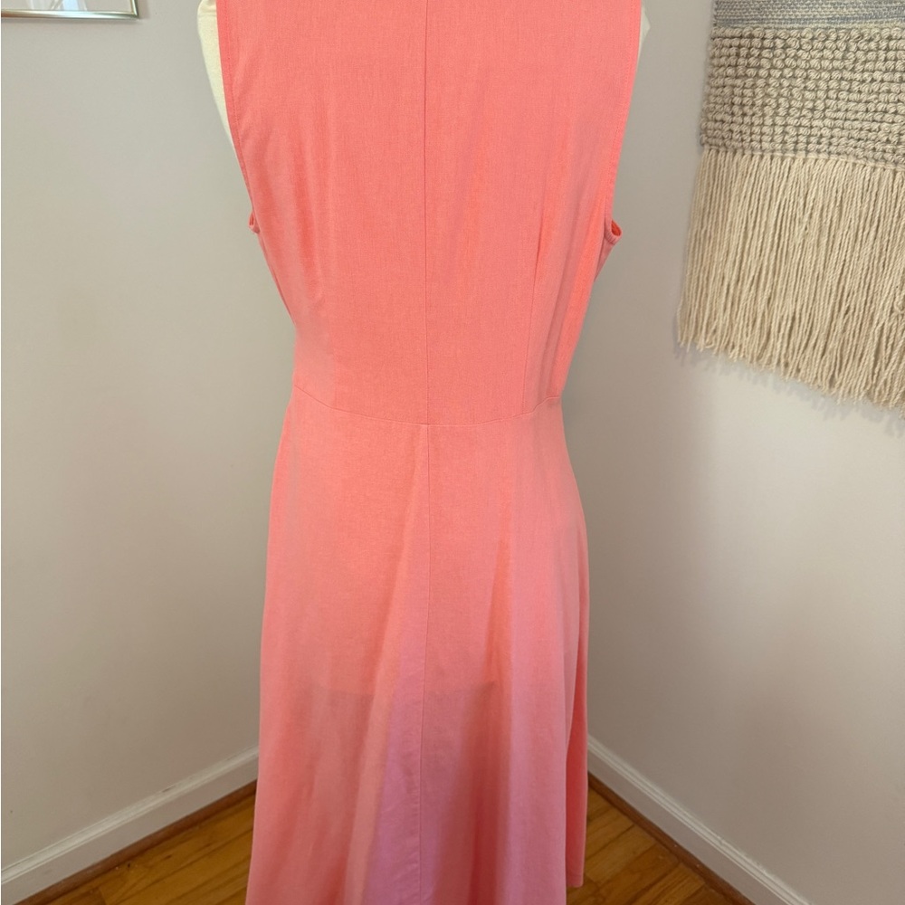 DKNY Coral Midi Wrap Dress - Picture 4 of 6